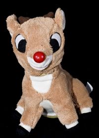 Gemmy Animatronic Rudolph Red Nosed Reindeer Singing Animated Christmas Plu